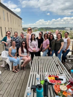 group photo outdoors